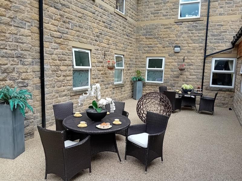 the after of our courtyard transformation